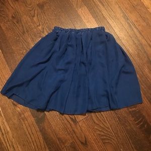 Blue skirt
